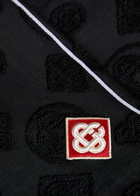 Casablanca Logo-monogrammed Terry Shorts Black