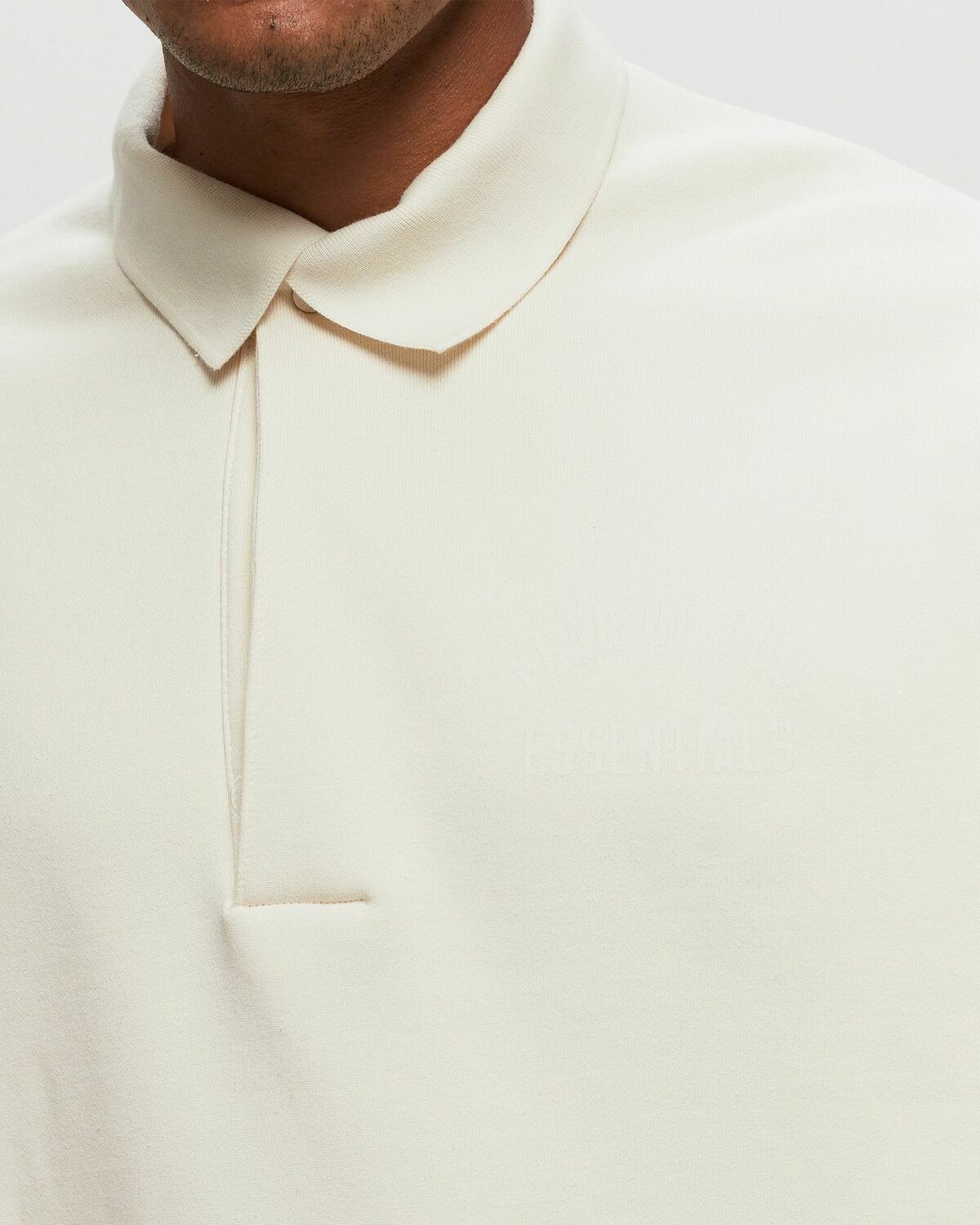 Fear Of God Essentials Fleece Polo Beige Polos