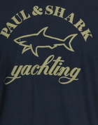 Paul & Shark Mens T-shirt in Midnight blue