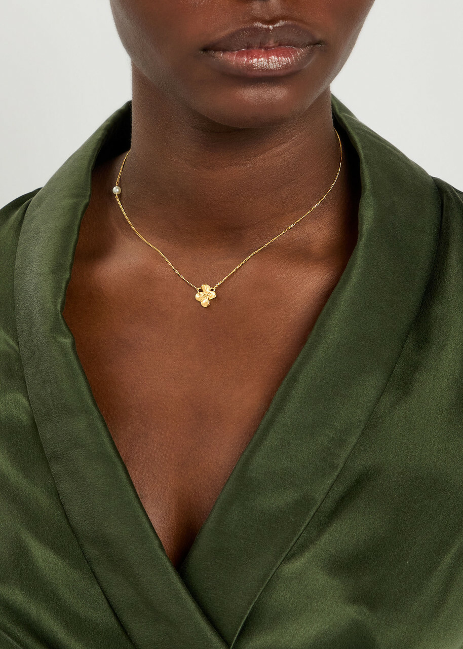 Completedworks Pearl and 18kt Gold-plated Pendant Necklace - One Size