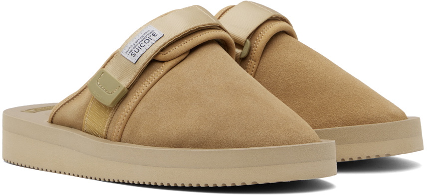 Suicoke Beige ZAVO-VS Slippers