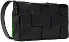 Bottega Veneta Black Cassette Shoulder Bag
