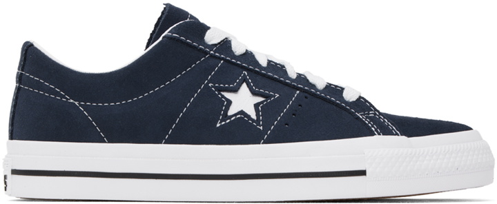 Photo: Converse Navy One Star Pro Sneakers