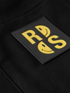Raf Simons - Smiley Logo-Appliquéd Denim Tote Bag