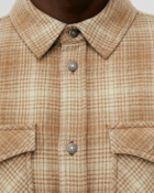 Woolrich Alaskan Melton Overshirt Brown - Mens - Overshirts