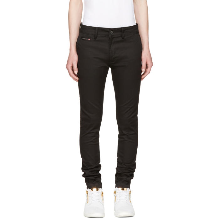 Photo: Diesel Black Chi-Shaped Trousers