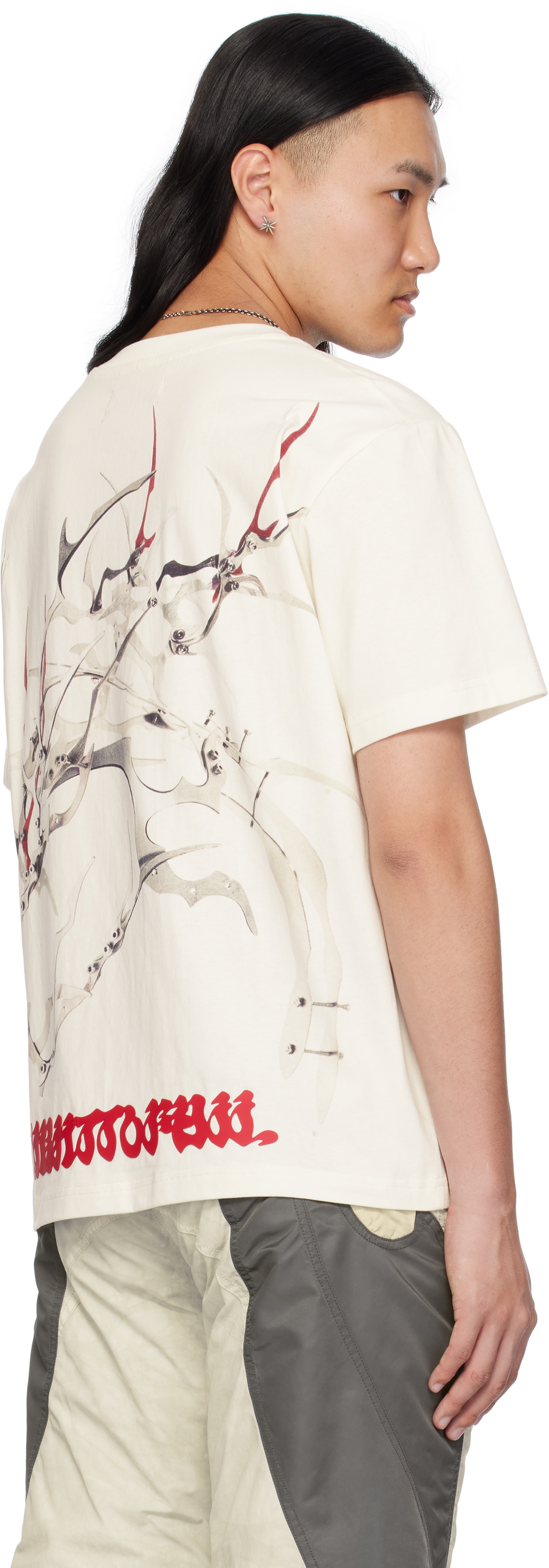 KUSIKOHC Off-White Printed T-shirt