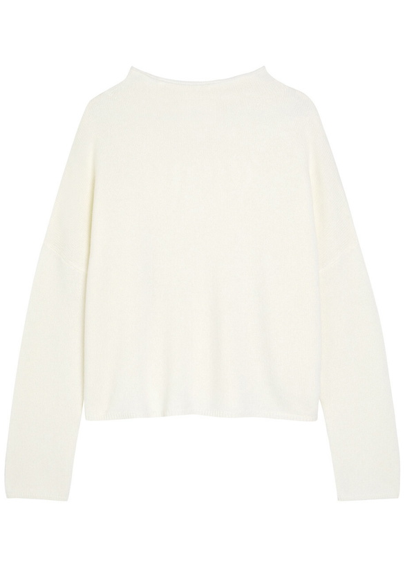 Photo: Lisa Yang Sandy Funnel Neck Cashmere Jumper Cream