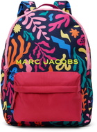 Marc Jacobs Kids Black Printed Backpack