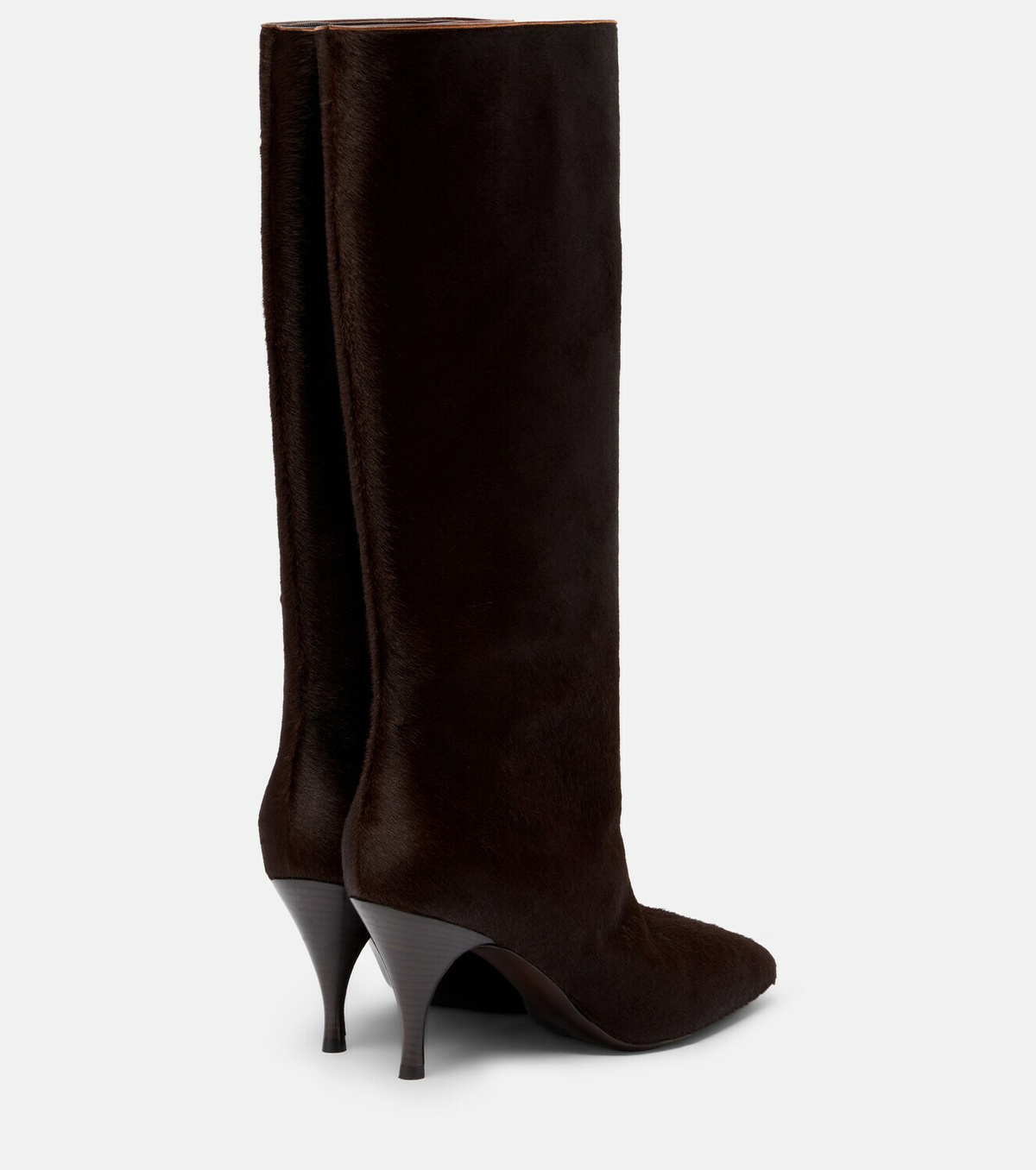 Herbert Levine Silhouette suede knee-high boots