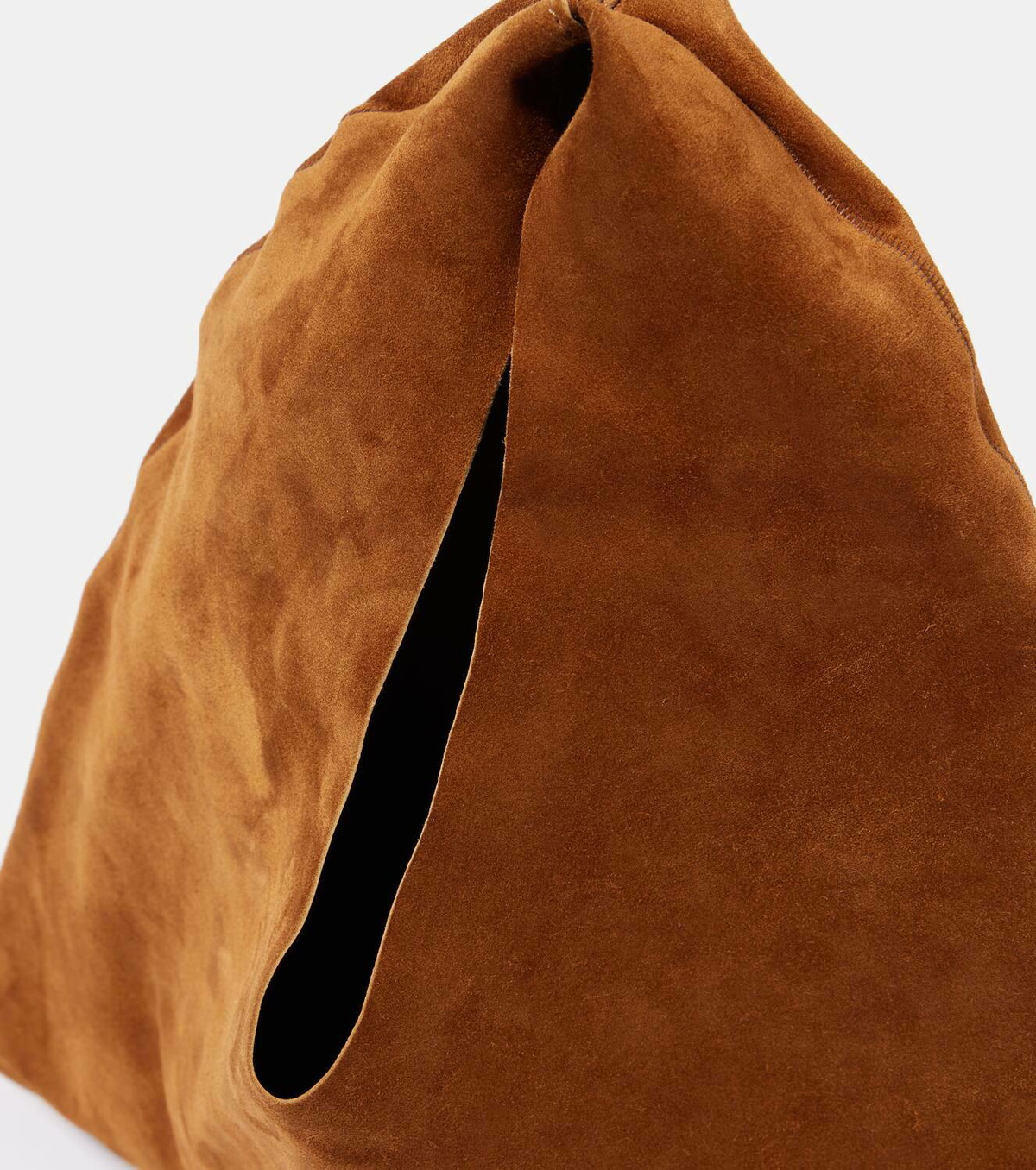 The Row Bindle Small suede tote bag The Row