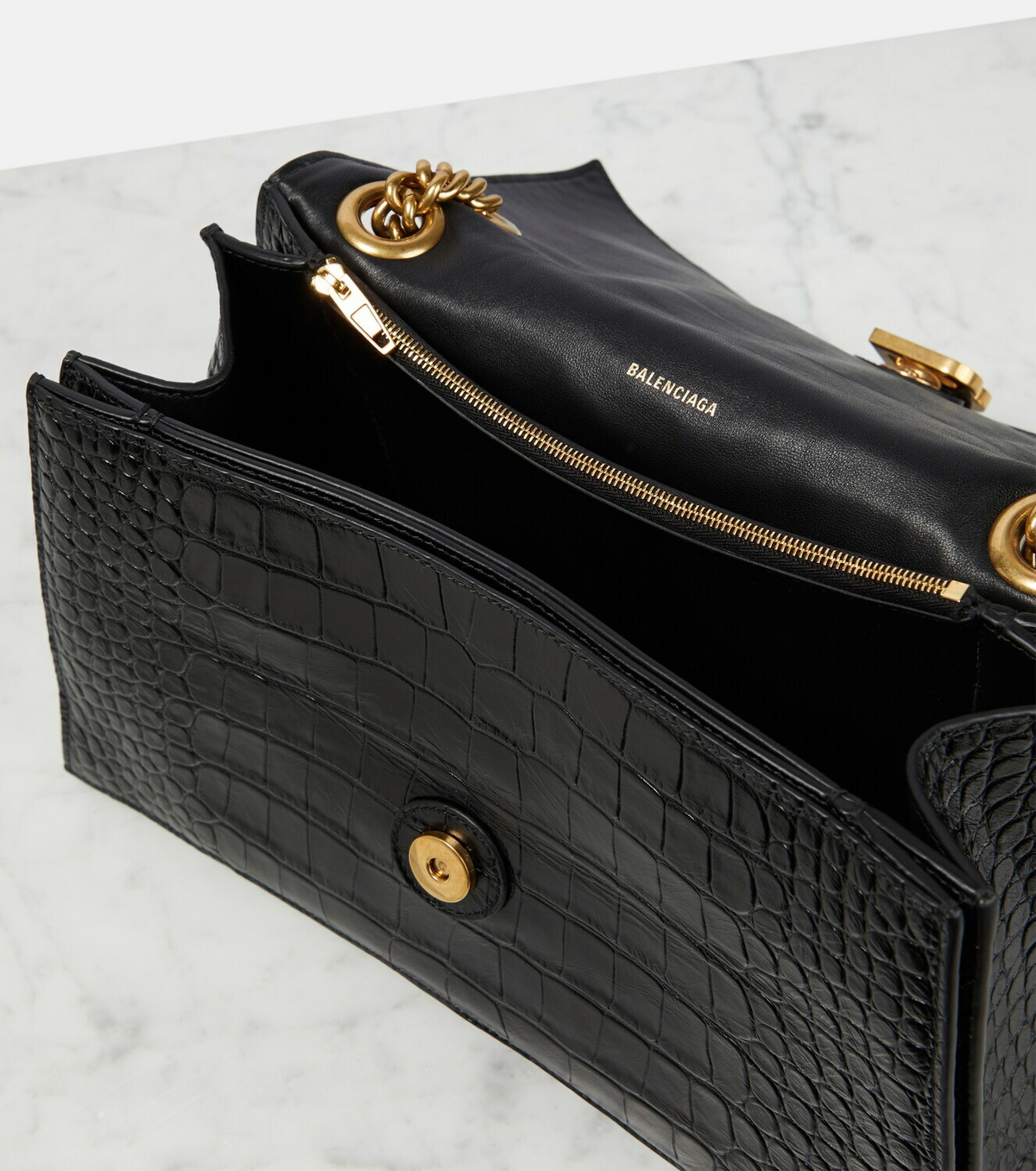 【関税＆送料込み】Balenciaga Crush M Shoulder Bag Balenciaga Crush Medium Quilted Chain Shoulder Bag