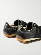 adidas Consortium - Wales Bonner Suede-Trimmed Leather Sneakers - Black