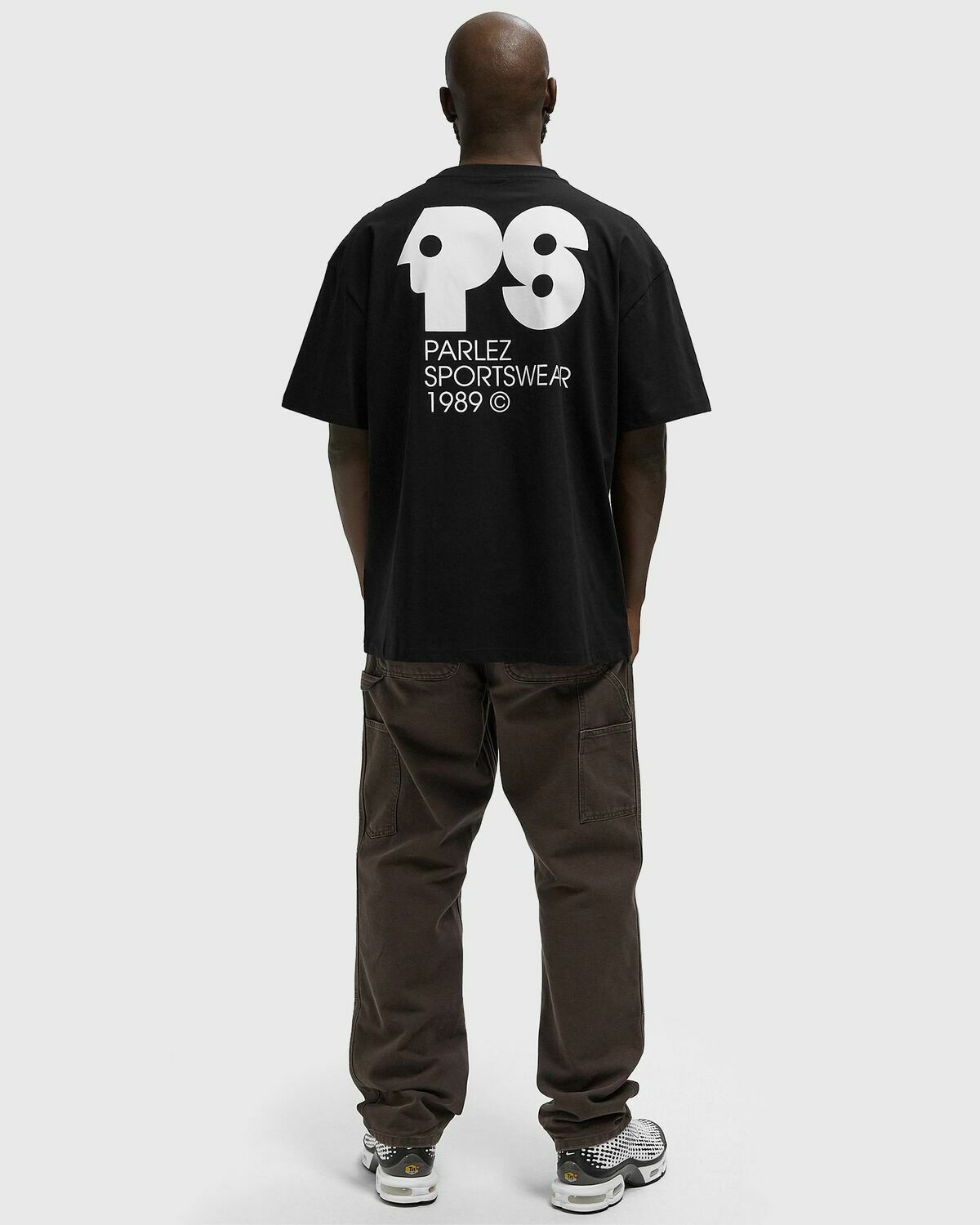 Parlez Broadcast Oversized Tee Black Mens Shortsleefe