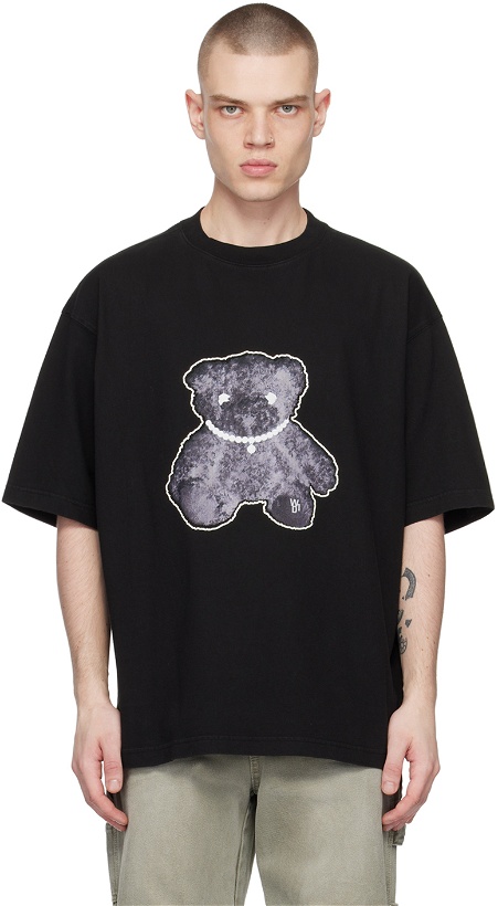Photo: We11done Black Pearl Necklace Teddy T-Shirt