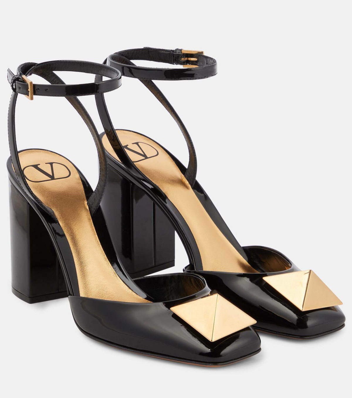 Valentino Garavani One Stud patent leather pumps Valentino Garavani
