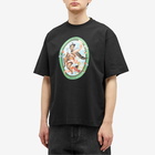Off-White Men's Fresco Oval Skate T-Shirt in Black/White
