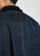 Jil Sander Oversized Denim Jacket Dark Blue
