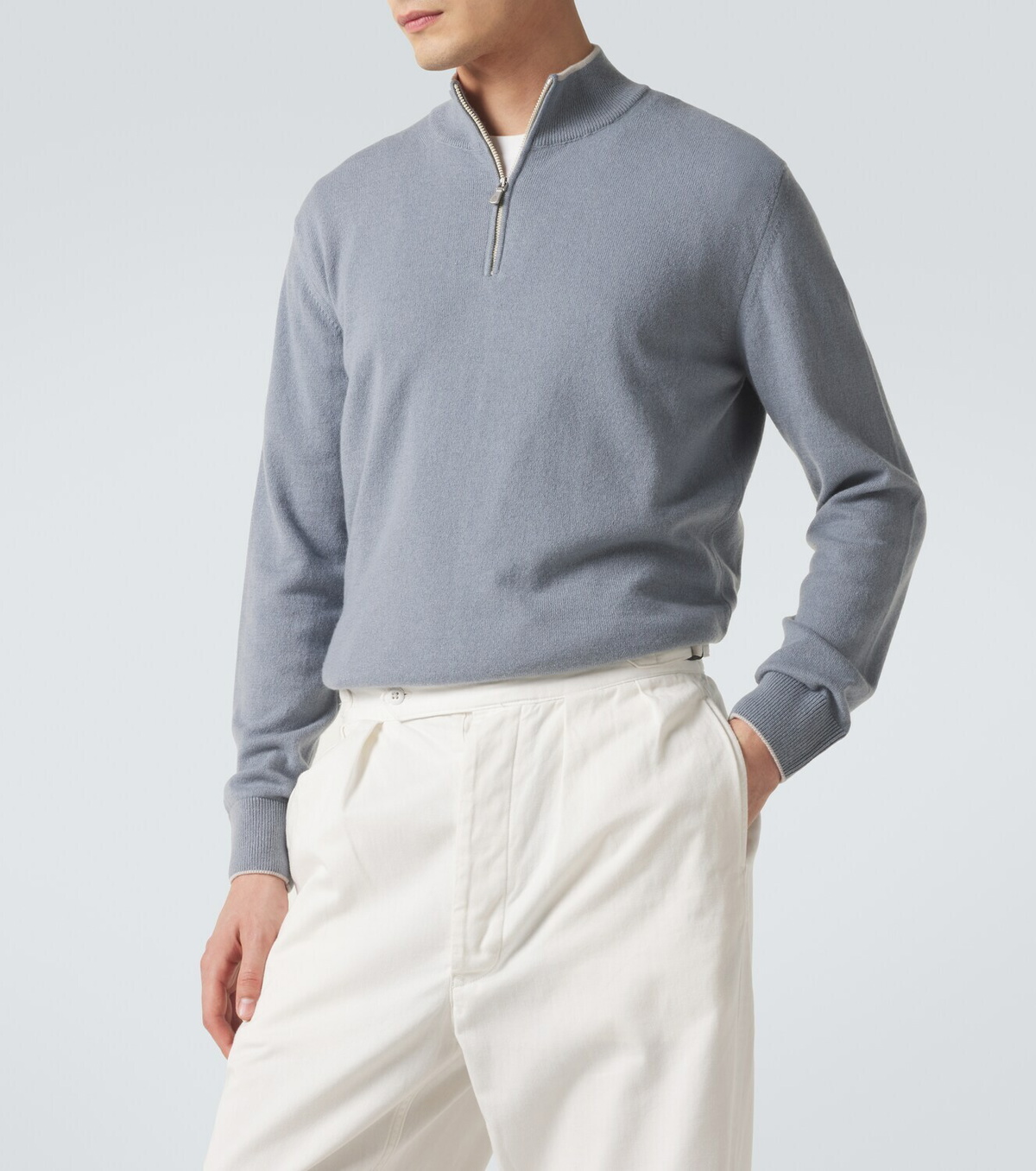 Eleventy Cashmere half-zip sweater