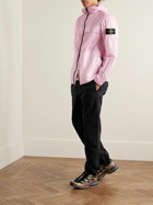 Stone Island - Logo-Appliquéd Garment-Dyed Crinkled Reps Nylon Hooded Jacket - Pink