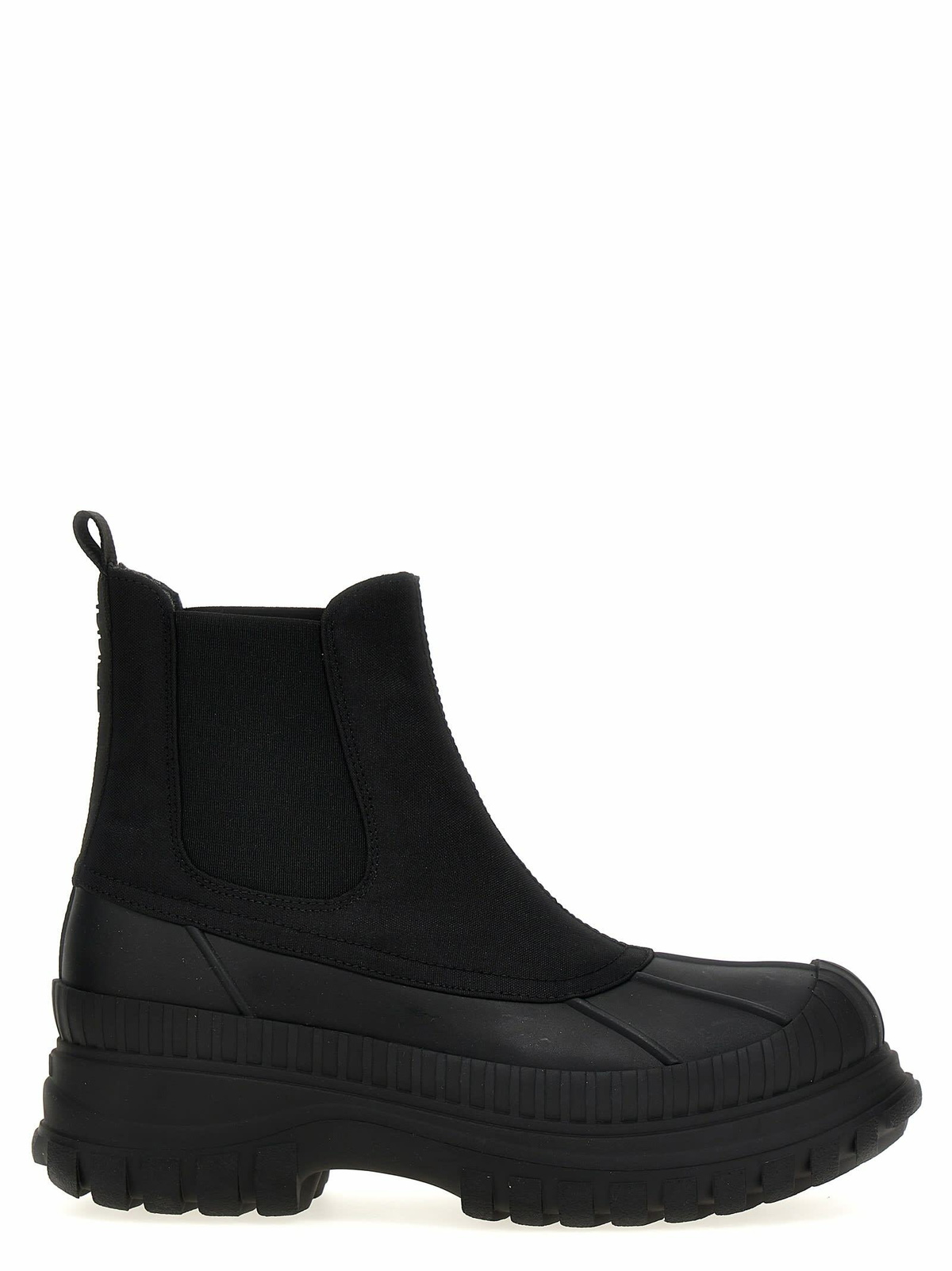 GANNI Black Recycled Rubber Country Boots GANNI GANNI Black Recycled Rubber Country Boots GANNI
