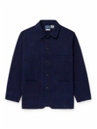 Blue Blue Japan - Sashiko Indigo-Dyed Cotton Jacket - Blue