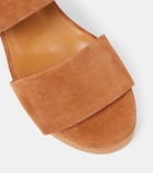 Clergerie Cora4 suede platform sandals