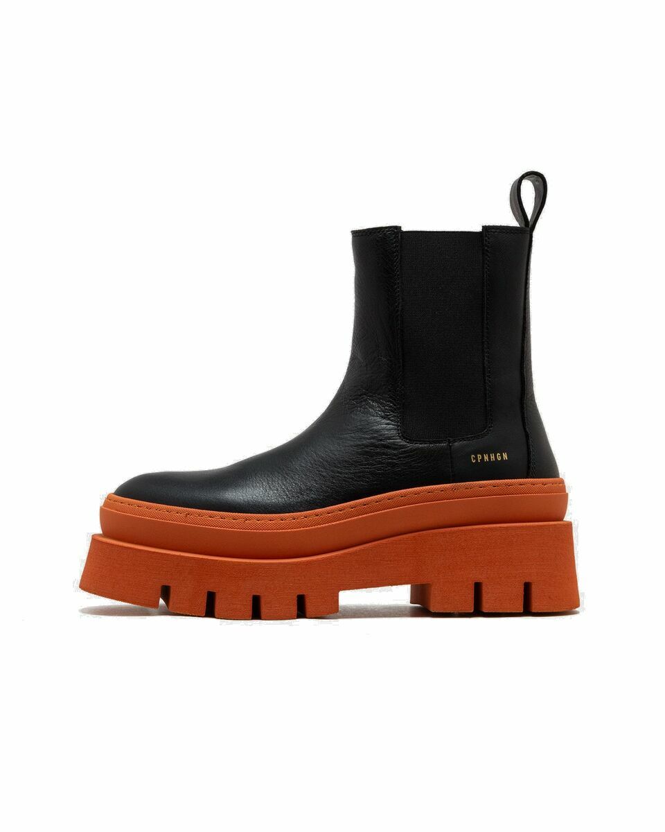 Photo: Copenhagen Studios Vitello Black/Orange - Womens - Boots