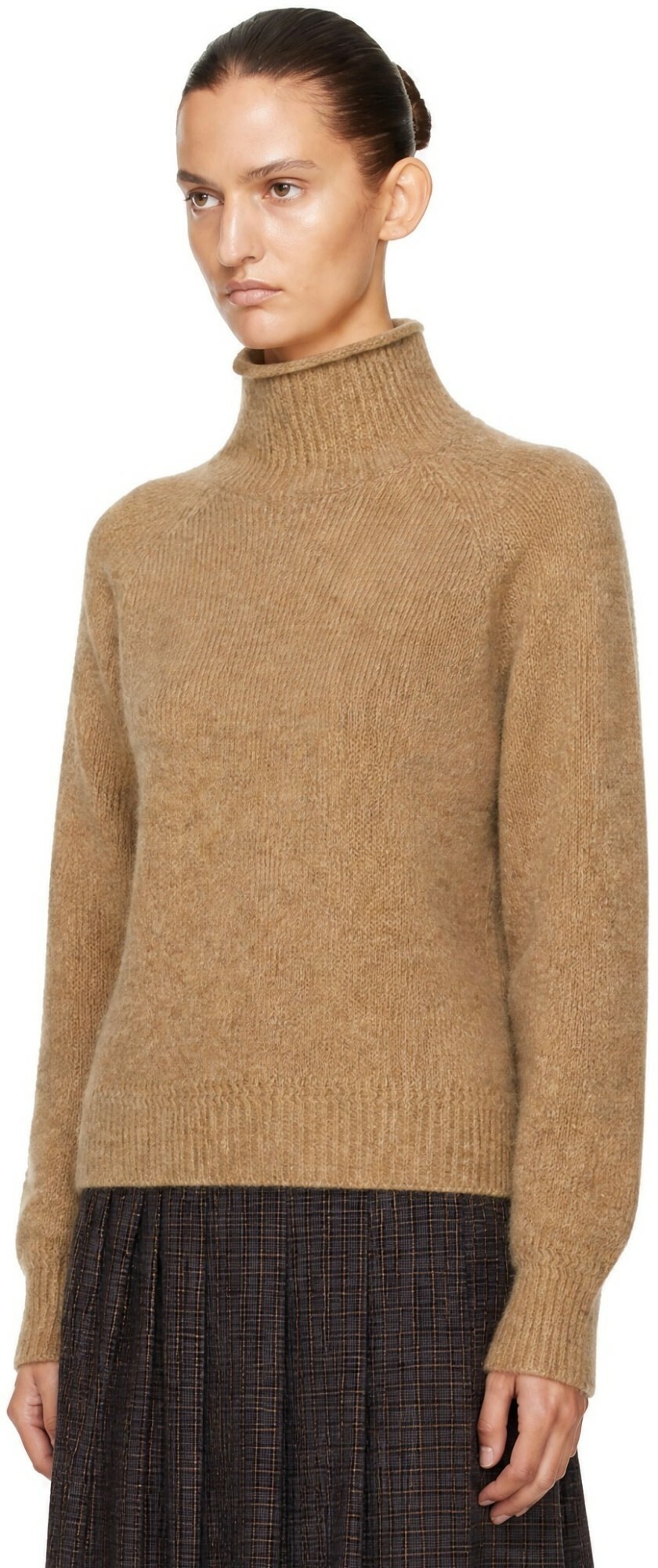 YMC Tan Beat Turtleneck