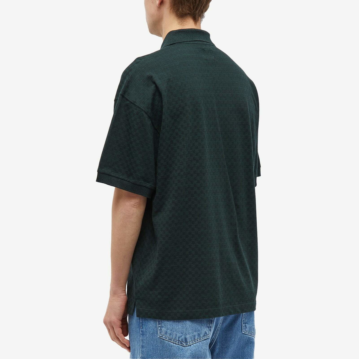 Polar Skate Co. Men's Surf Check Polo Shirt in Teal