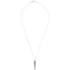 Isabel Marant Silver Feather Necklace