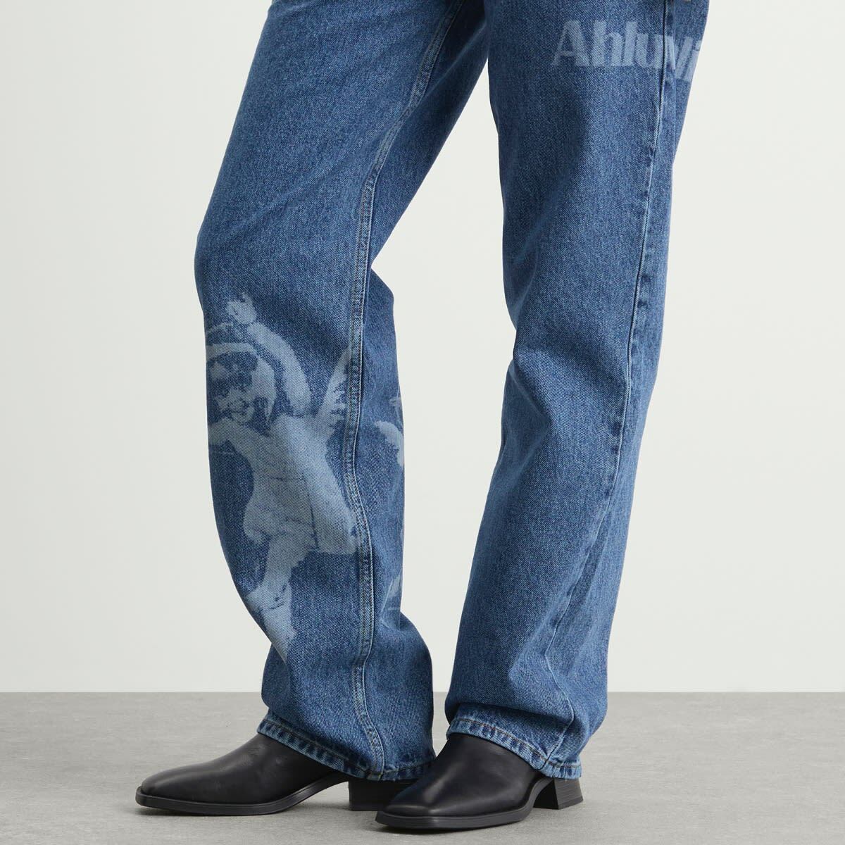 Ahluwalia Women's Laser Jeans in Vintage Indigo