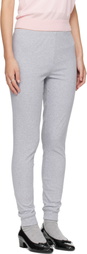 Sandy Liang Gray Long Jane Leggings