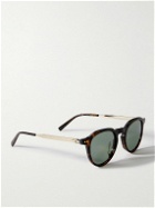 Dunhill - Round-Frame Tortoiseshell Acetate and Gold-Tone Sunglasses