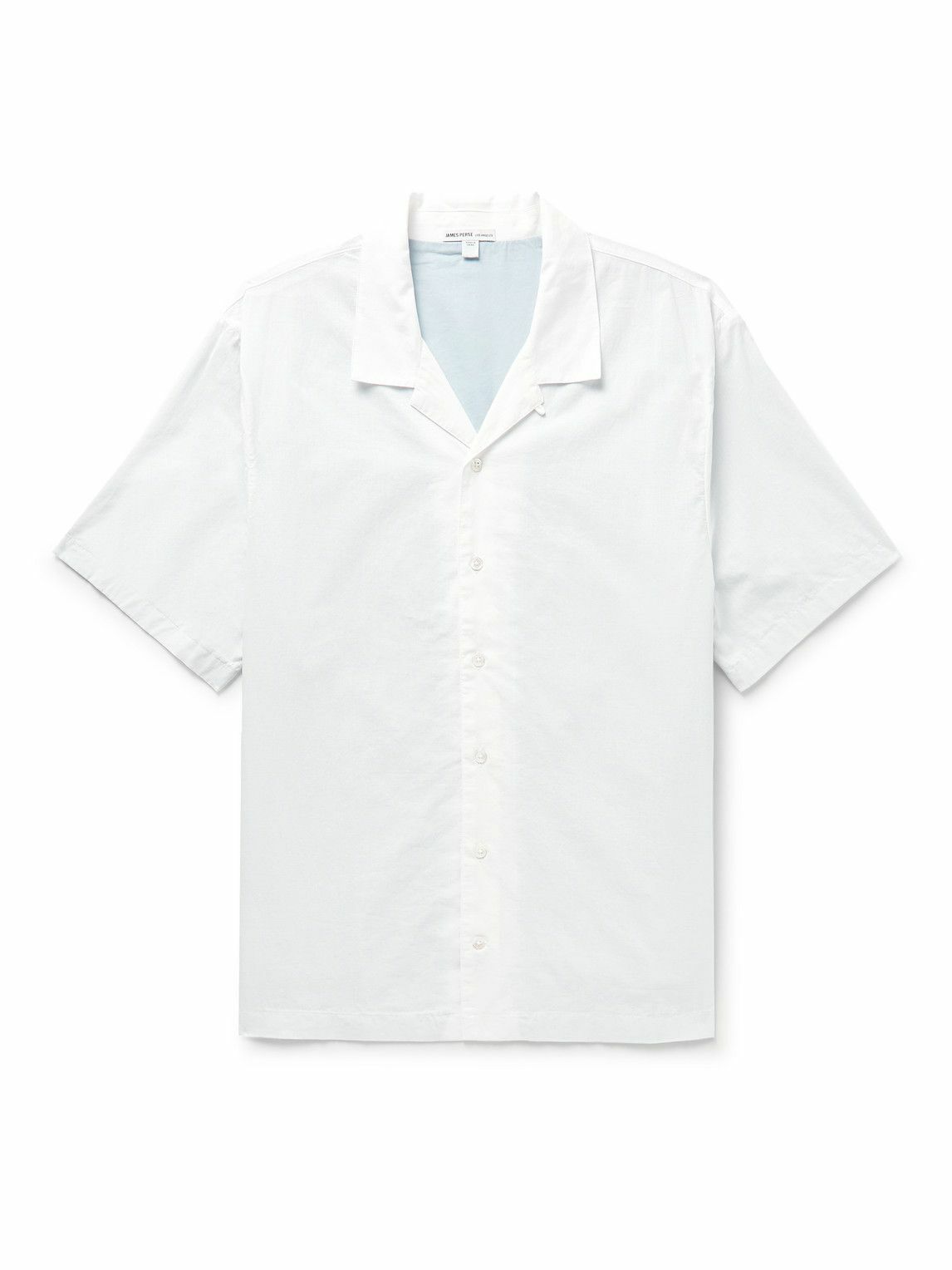 James Perse - Convertible-Collar Cotton Shirt - White James Perse