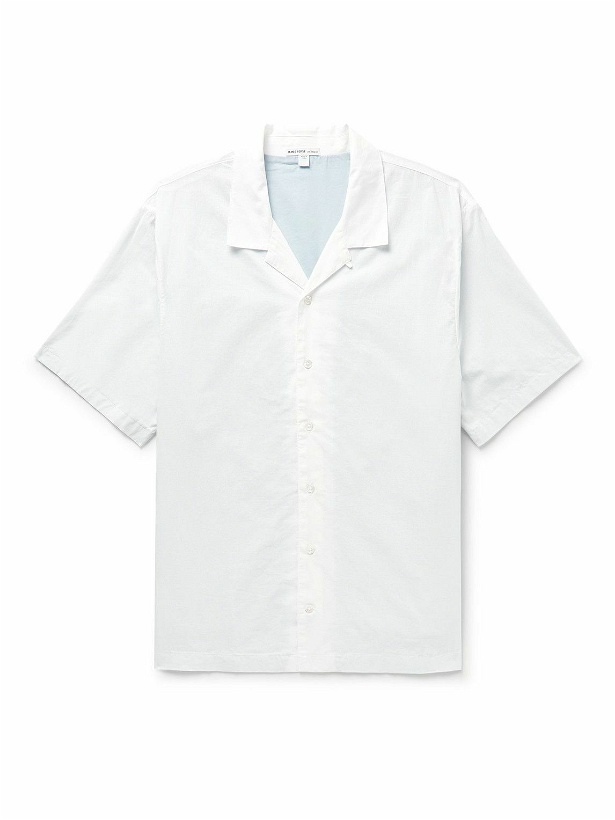 Photo: James Perse - Convertible-Collar Cotton Shirt - White