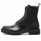 Valentino Men's Combat Boot in Black