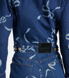 Nina Ricci Printed denim jacket
