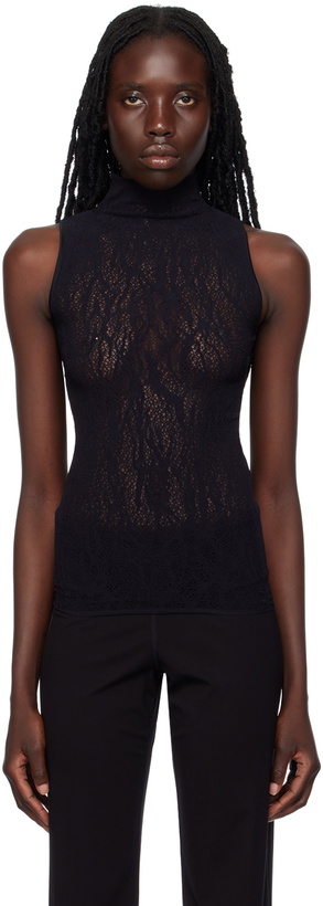 Photo: Wolford Black Snake Tank Top