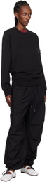 Stone Island Black 6100060 Organic Cotton Fleece Sweatshirt