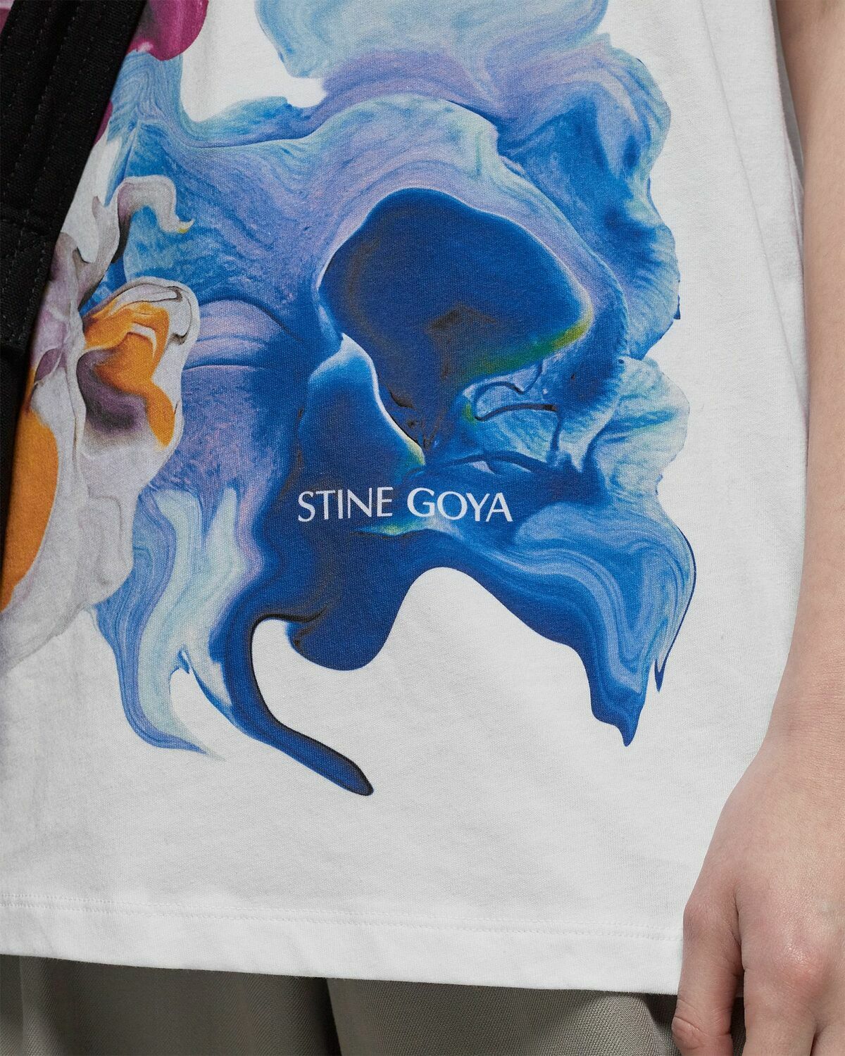 Stine Goya Margila, 1995 Light Jersey Multi/White Shortsleeves