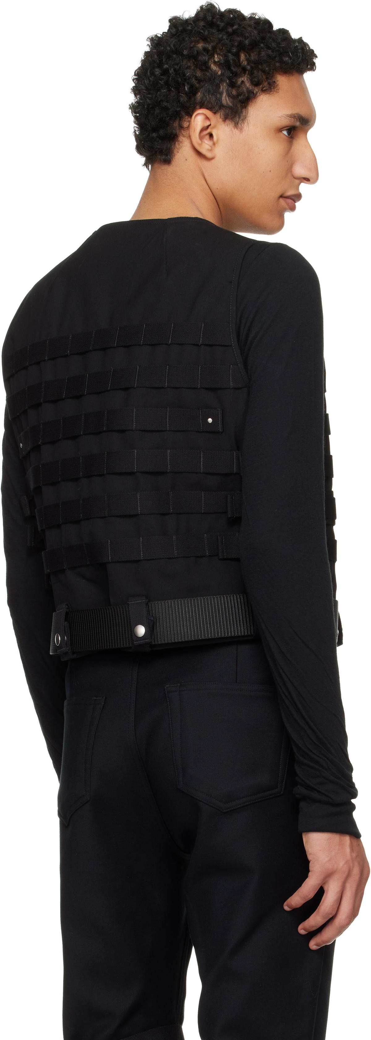 Rick Owens Black Temple Supply Vest