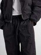 NAHMIAS - Logo-Appliquéd Straight-Leg Shell Sweatpants - Black