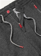 Kiton - Slim-Fit Stretch-Wool Blend Sweatpants - Gray