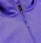 Needles - Glittered Webbing-Trimmed Tech-Jersey Track Jacket - Purple