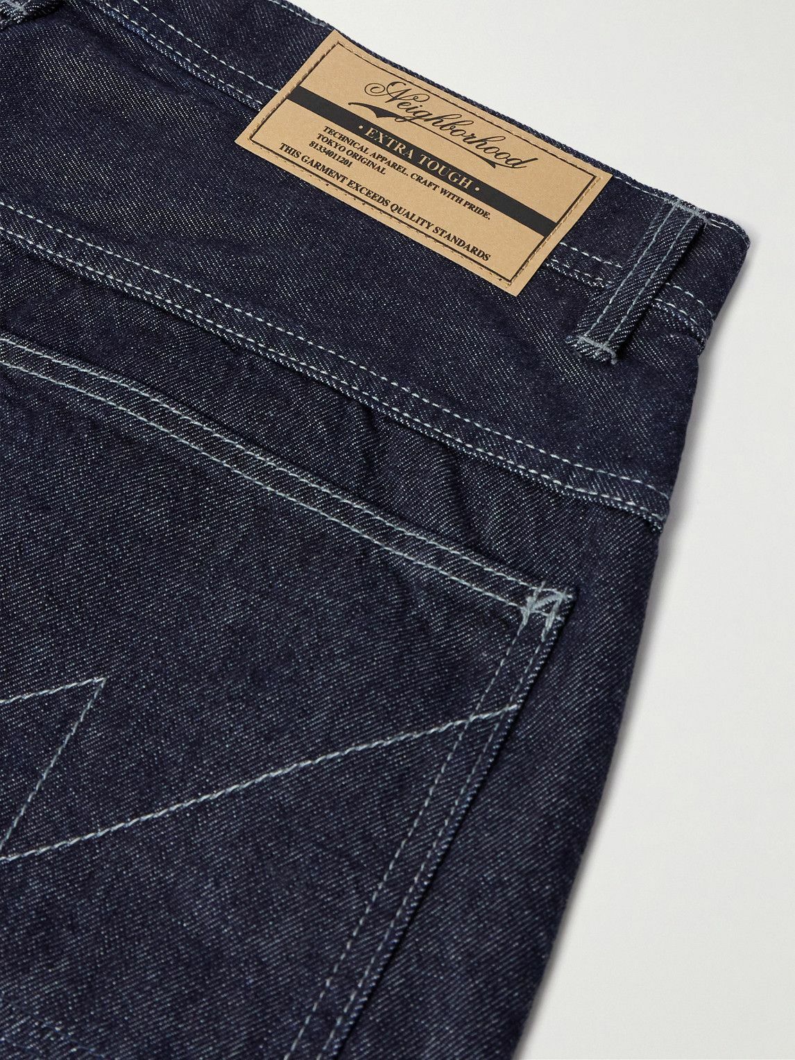 Neighborhood - Straight-Leg Denim Shorts - Blue