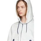 Fumito Ganryu Off-White Water-Resistant Pockets Hoodie