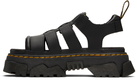 Dr. Martens Black Mattison 3 Strap Sandals
