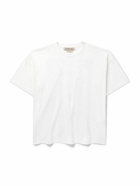 Remi Relief - Belts Printed Cotton-Jersey T-Shirt - White
