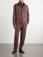 Canali - Lyocell Overshirt - Burgundy